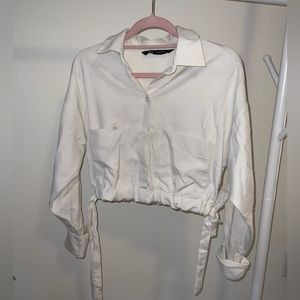 Zara Cropped sweatshirt